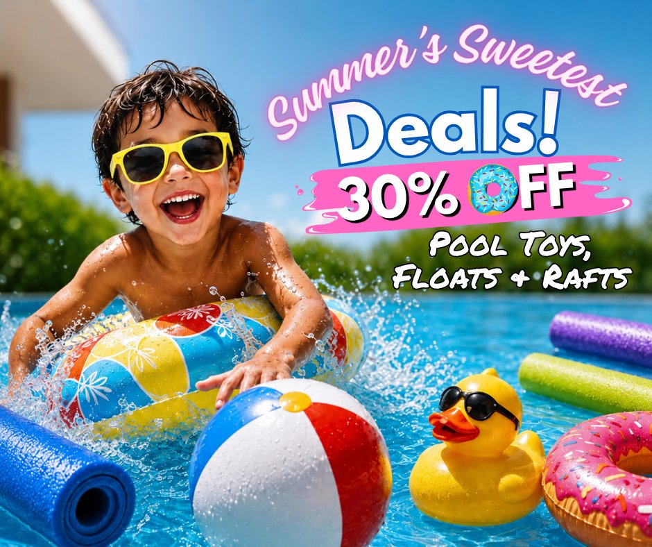 LeisurePoolJax's tweet photo. Grab your faves before they're gone and let's soak up all the fun! 💦
Happy splashing! #PoolVibes #FloatOn #SummerSavings https://t.co/PPbsZAjqIK
