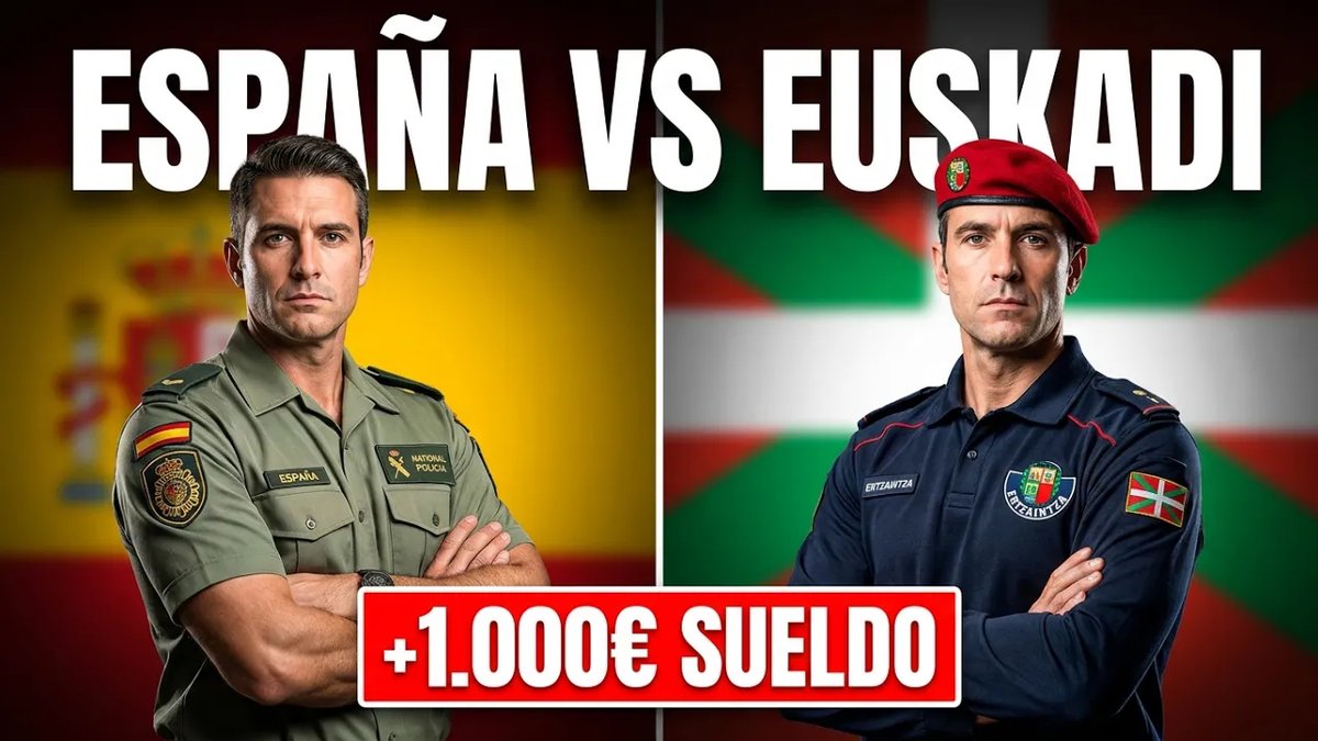 AudioPrisiones's tweet photo. Oposiciones Prisiones España vs Euskadi, comparamos sueldo y temario https://t.co/E7nuQW7C0w https://t.co/N3AqqWjFZ4