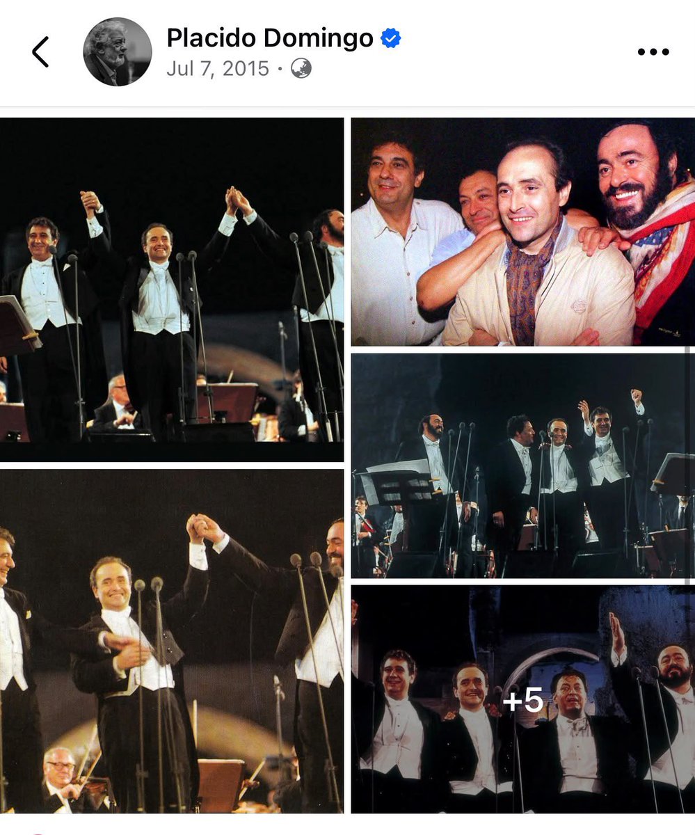 PlacidoDomingo's tweet photo. 🌟 7/7/1990 🎶⚽️ 🇮🇹 @PlacidoDomingo @JCarrerasTenor #pavarotti 
https://t.co/p8GoedIbqZ https://t.co/U7TzgrlajT