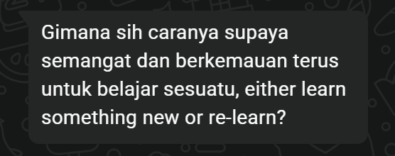 heruhermawan's tweet photo. Gue makin percaya kalo belajar itu paling efektif pas lagi ada masalah nyata yg perlu diberesin.

Tanpa masalah, energi belajarnya jauh beda.

Kalo belajar tanpa tujuan, biasanya cepat bosen. https://t.co/YyTj55e60u