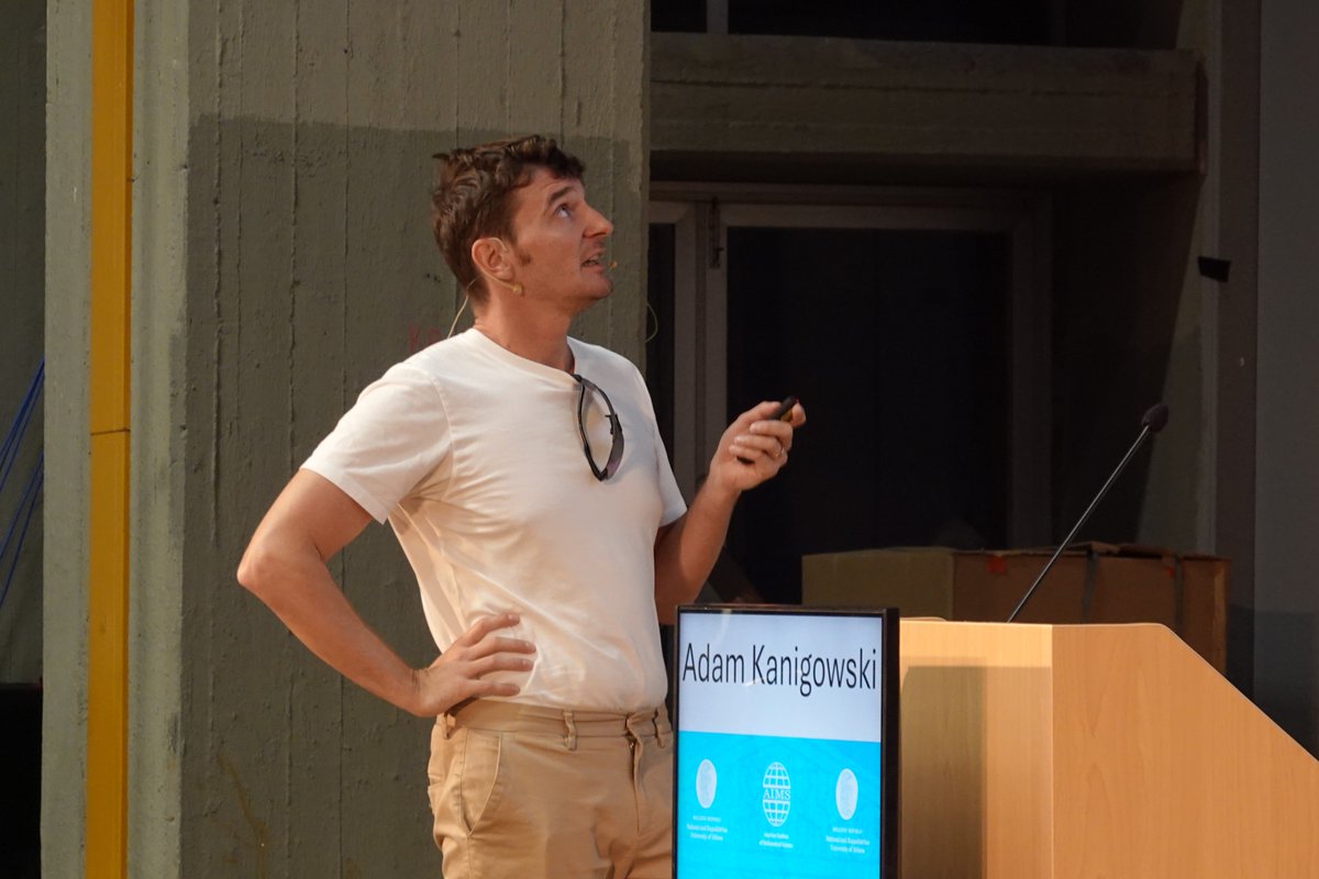AIM_Sciences's tweet photo. Plenary Speaker Adam Kanigowski at the 15th AIMS Conference. #AIMSConference #AIMSConference2026 https://t.co/ukAiBT5FFi