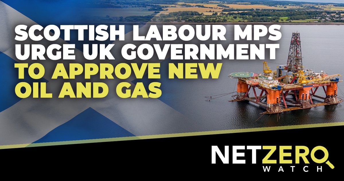 NetZeroWatch's tweet photo. "A changing world means pragmatism on oil and gas," say Scottish Labour MPs arguing for a scrapping of the windfall tax on fossil fuel companies to open up investment, and for new licences to be granted for untapped fields such as Rosebank and Jackdaw.
Is Eco-Ed listening?
#CostOfNetZero