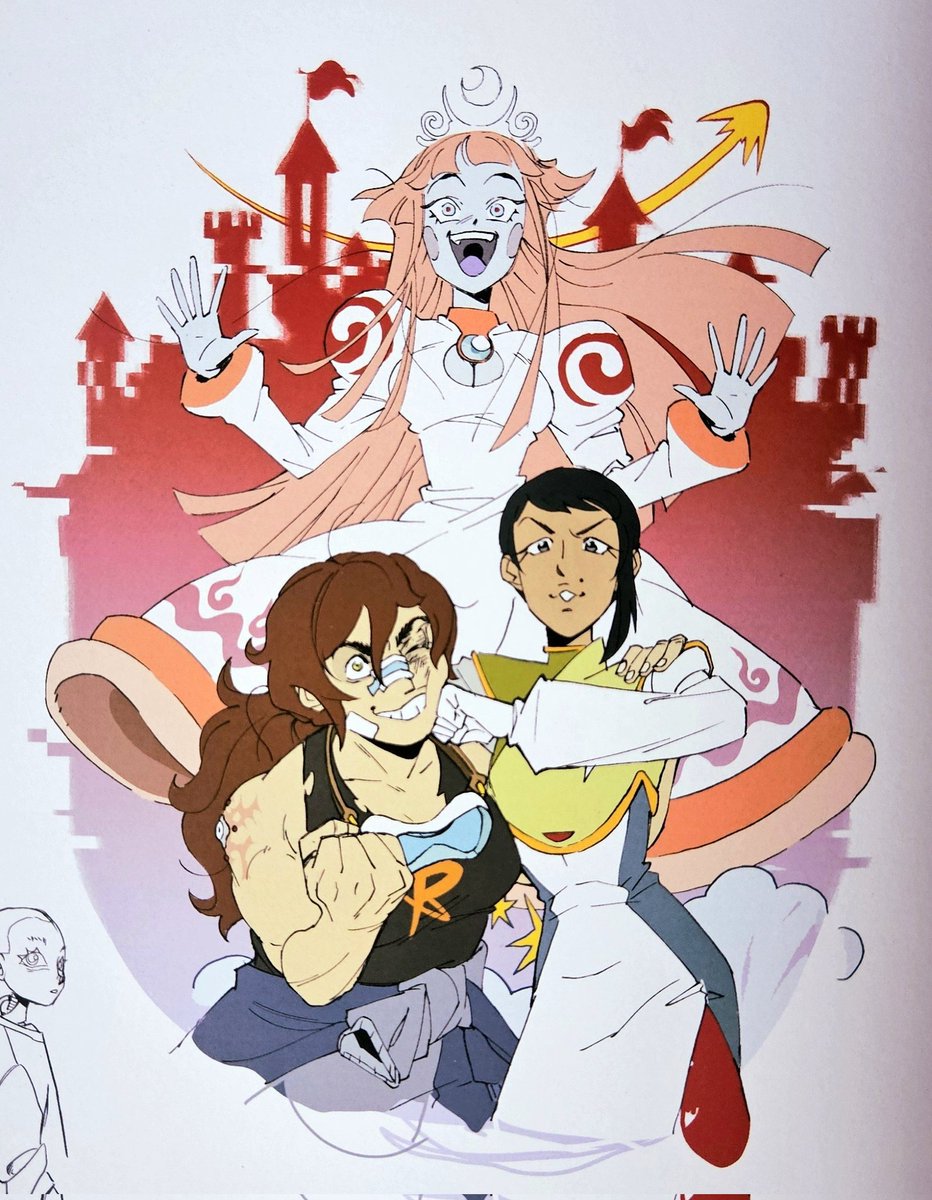 kolapon_art's tweet photo. Since we're all excited for KOG, I need everyone to look at Frankie, Andi and Gwen from the concept art ❤️#KnightsofGuinevere https://t.co/NbRE3wPJg5