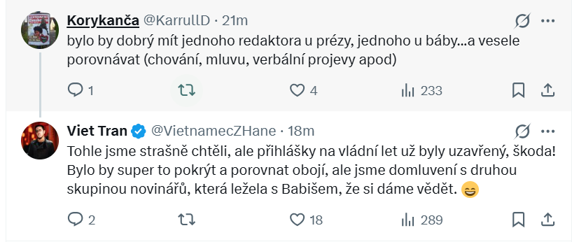kral_otakar's tweet photo. @VietnamecZHane @prezidentpavel @AndrejBabis Na způsobu, jak monitoring vést, je víceméně široká shoda. S kým leží v tuto chvíli #JaromirZuna a ministr #maciprci mí AI agenti nevědí.
#SummitNATO https://t.co/4RBVRIanvr