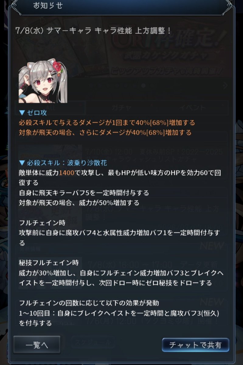raguna_eruga's tweet photo. 余り文句とか嫌味的なこと
言いたくないんだけど…
これだけは言わせてくれ…

火力アップだけの上方修正だけじゃ
結局使われないのよー…
もっと救われるべきキャラが
他にもいるんだけど(ﾉД`)ｼｸｼｸ https://t.co/1VdnTvIt0z