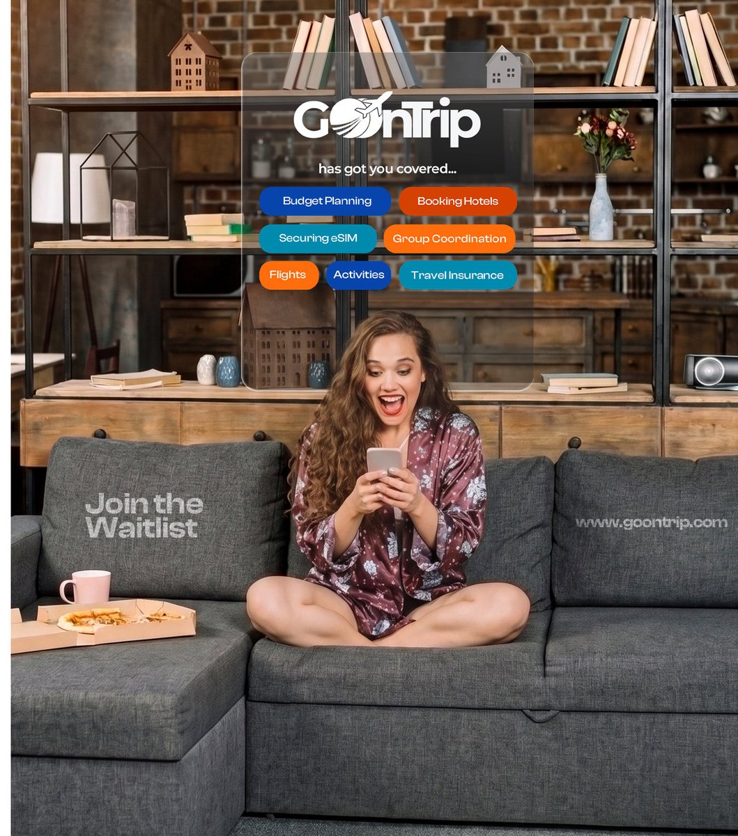 goontripnow's tweet photo. It always starts with “We should travel this year.” 😂✈️

Then everyone disappears when it’s time to actually plan.

Flights.
Hotels.
Budget.
Activities.
Group coordination.

That’s where Goontrip comes in.

Join the waitlist today:
🌍 https://t.co/TR1WmjBDJ5

#Goontrip #Travel #TravelPlanning #GroupTravel #Vacation