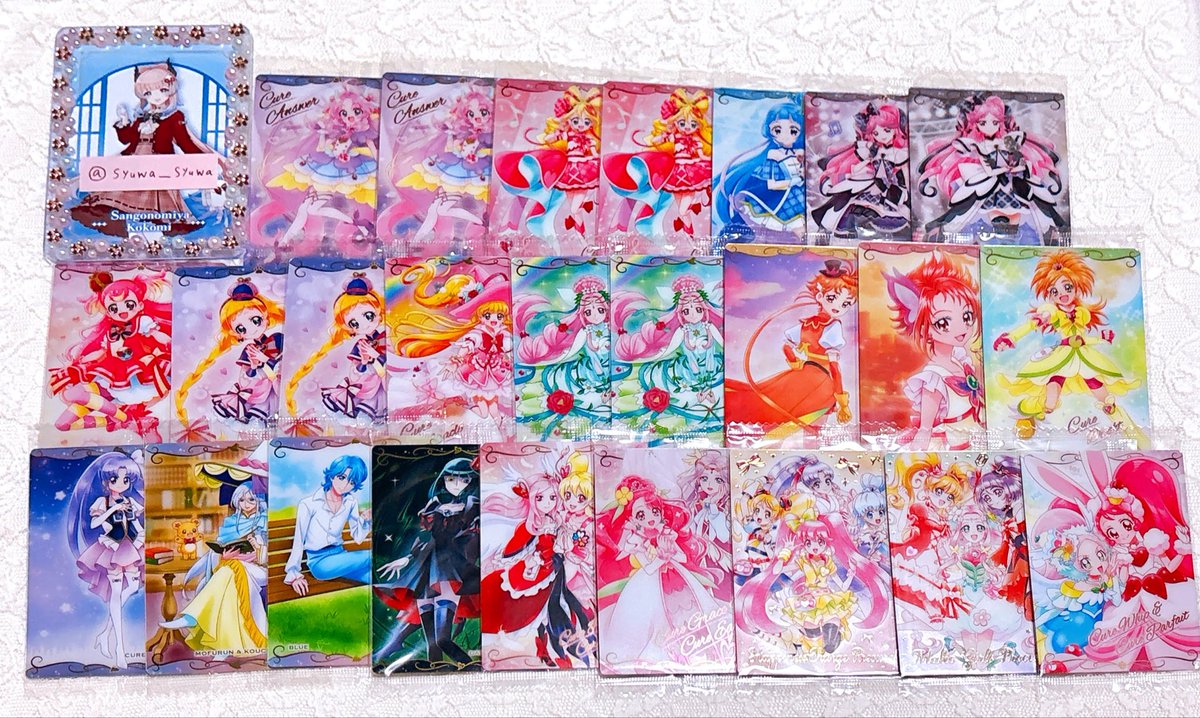 syuwa__syuwa's tweet photo. 【交換】プリキュア ウエハース

譲 画像1枚目

求 画像2枚目 各1

郵送での交換 
アルカナとHRには複数提供可
固定ポストのご確認お願い致します
検索からもお気軽にお声掛けください https://t.co/D9MtSEI60h