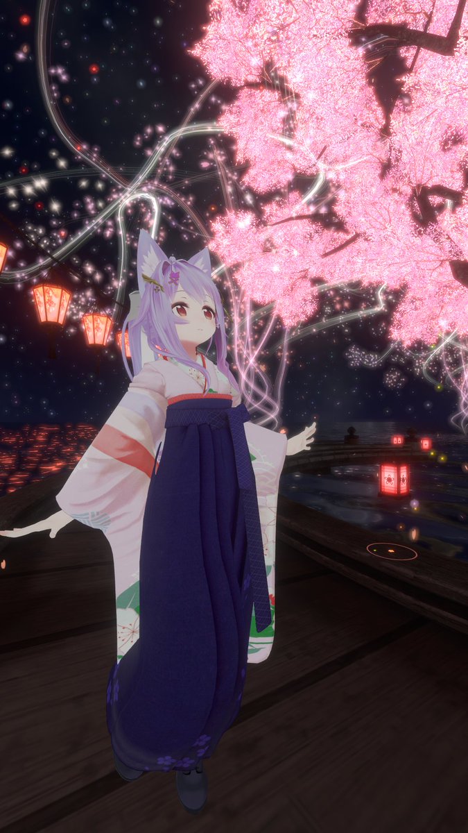 輝く桜が美しいお庭でのんびりお花見🌸(*´▽｀*) JAPAN SAKURA PATIO