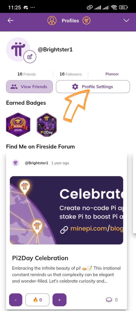 d_brightster's tweet photo. HOW TO BECOME A PI INFLUENCER 

1. You must have a Pi Mining Account.

2. Go to your Pi browser and tap the Profiles icon. Follow through your Profile Settings.

3. Apply to be an influencer in the available Social Services Provided.

Done wait for approval ✅ https://t.co/ep9ZhrAyzj