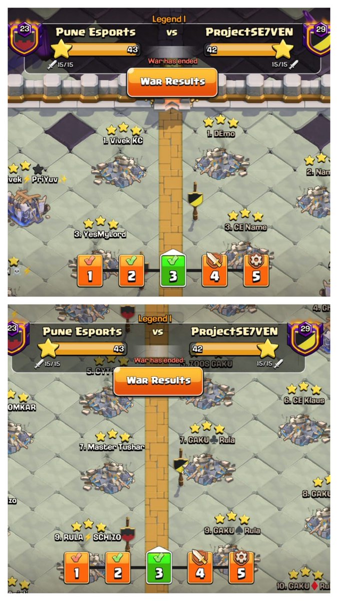 VivekKCPriyuv's tweet photo. Won against World Champion players. 💪🔥

GG to @ProjectSE7VENx , @GAKU_coc, and @Klaus_coc 🤝

Finally secured Legend League CWL promotion! 🥳🏆

Here's the base that successfully defended against them. 👇

🔗Base link : https://t.co/cs6pAnXnJ1

🔀For more bases - https://t.co/ZlY4vjc5XK
