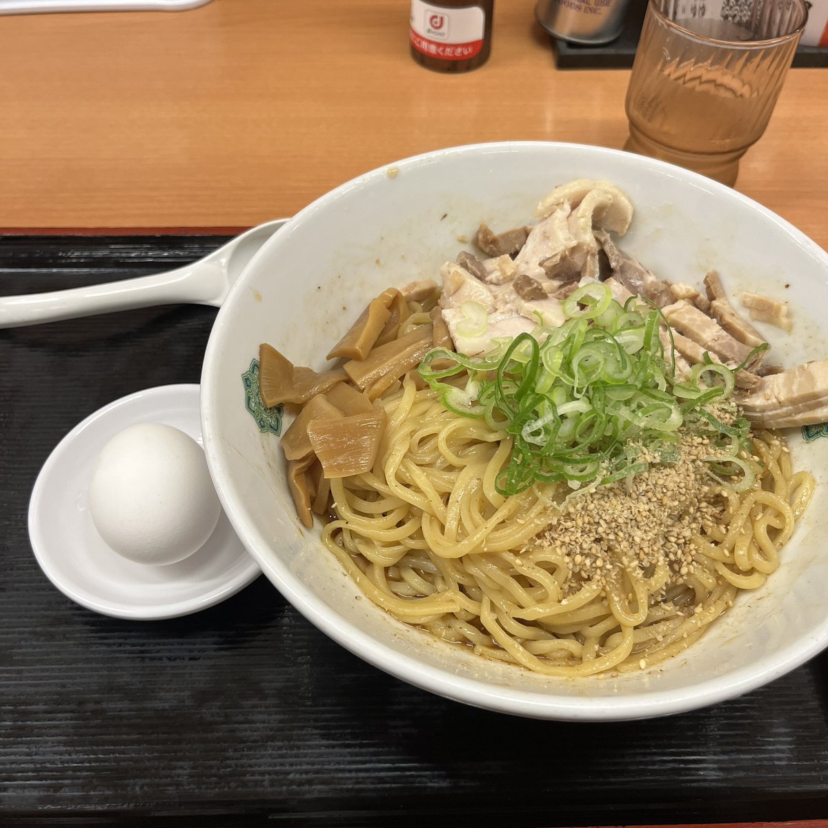 imitudes's tweet photo. #本日の日高屋チャレンジ
#汁なしラーメン温玉 https://t.co/A55AQq2VXM
