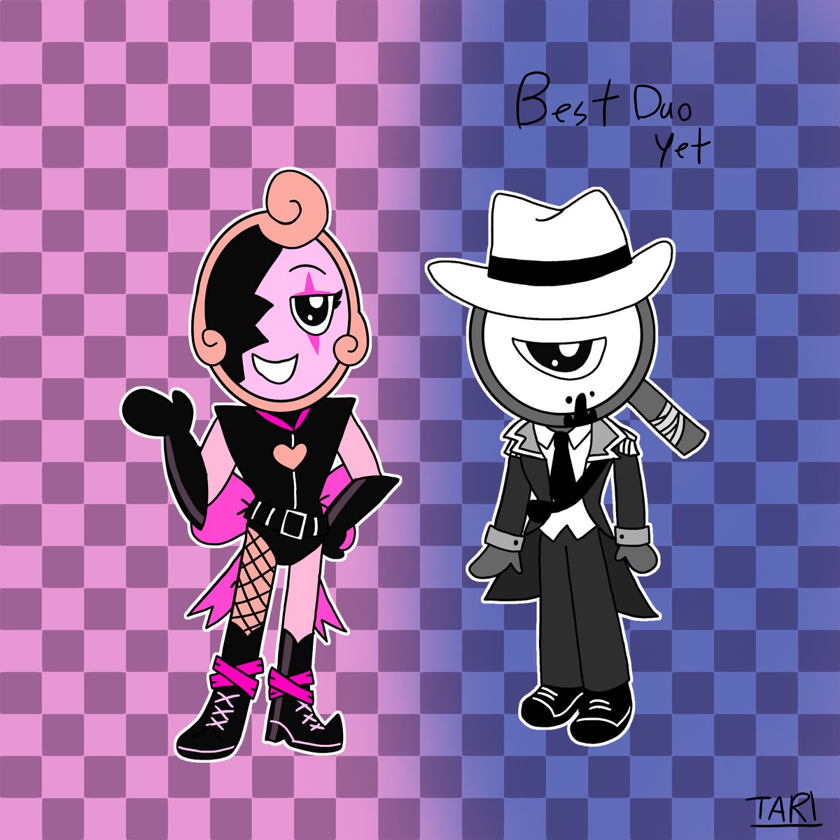 ClottedOwO's tweet photo. @NamesakeGeodite hope u like this ArtFight Attack with AU ReflectiveDetective #artfight #reflectivedetective #roblox #dandysworld https://t.co/tEyBoSNdOp