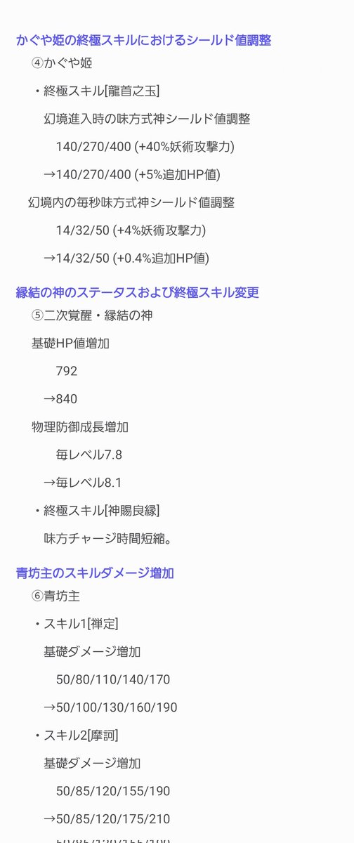 koebipon520's tweet photo. 今週の環境調整(7/10)

式神：
紙舞、般若、我妻善逸、かぐや姫、二次覚醒・縁結の神、青坊主、日和坊、万年竹、荒川の主、大天狗 https://t.co/IcysUnrtAS