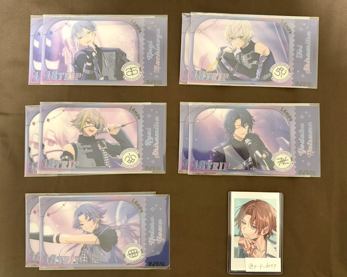 y_y_drop's tweet photo. 【交換】【譲渡】18TRIP エイトリ ビジュアルクリアチケット

譲： 画像のお品物
求： 七基 > 定価¥220+送料

練牙/添/凪は七基との交換のみでお願いいたします

郵送または7/11 夕方~夜にラー博or横浜駅周辺にてお手渡し

お気軽にお声がけください🙇🏻‍♀️︎︎♩ https://t.co/Q3WUsoS4as