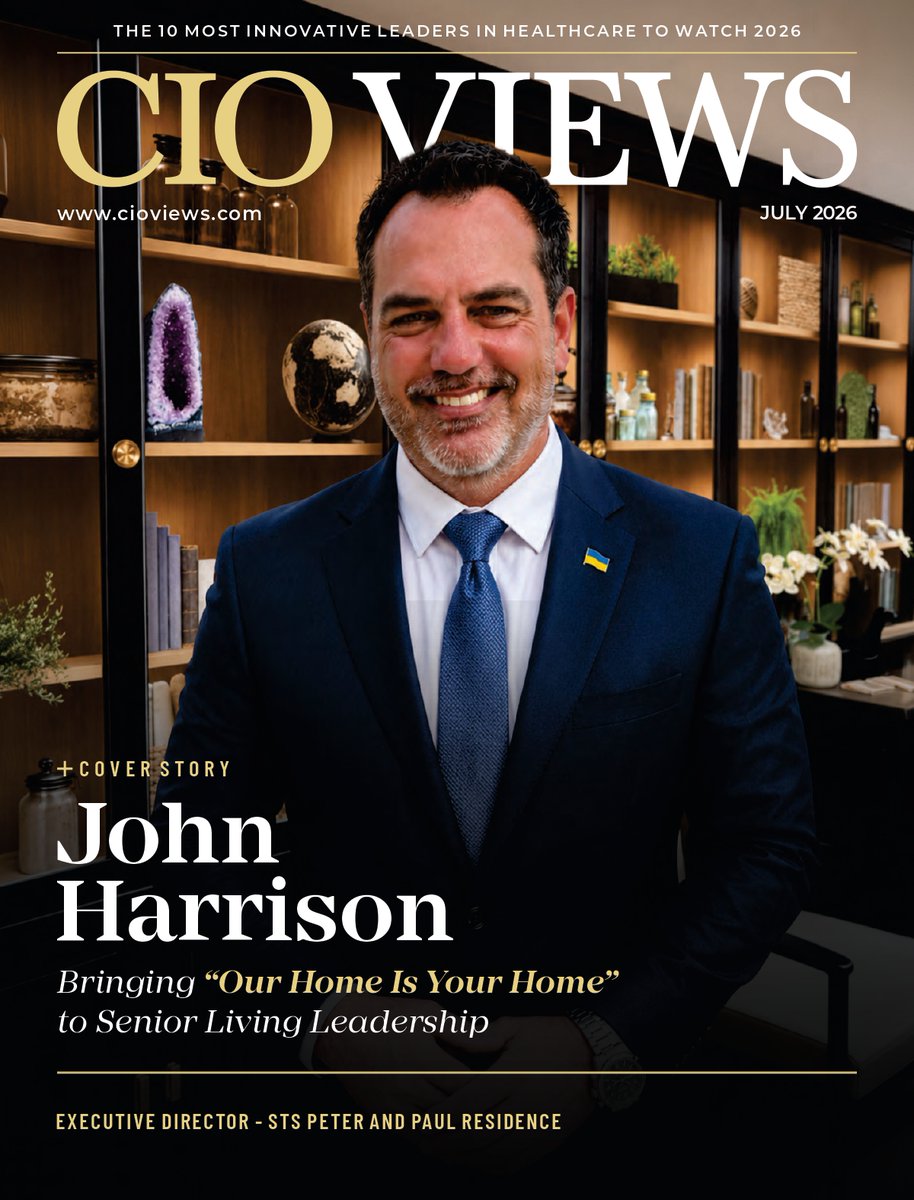 CIOviews's tweet photo. We are proud to feature John Harrison, Executive Director at Saints Peter and Paul, on the front cover of CIO Views Magazine’s special edition: “The 10 Most Innovative Leaders in Healthcare to Watch 2026.”
🔗https://t.co/nYWALsurI8

#Healthcare #Leadership #ResidentCare #CIOViews https://t.co/dV8VvpVEeF