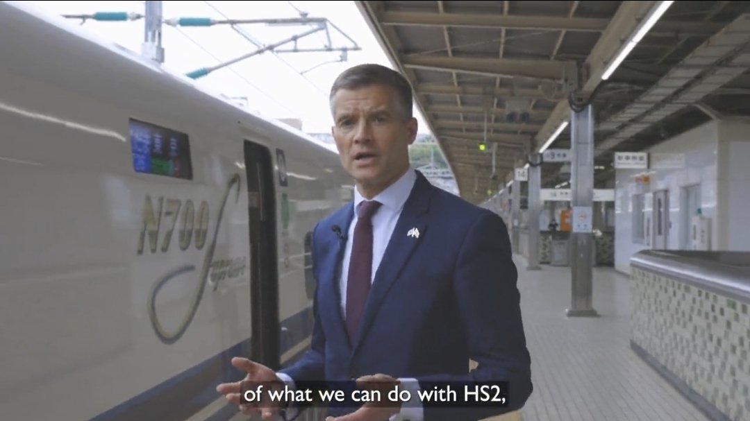 kitchentowel's tweet photo. In the UK, its traditional for the Secretary of State for Transport to visit Japan to learn all about how well they build and operate their transport infrastructure and then come home and do fuck all about it. https://t.co/24gNMLLQd1