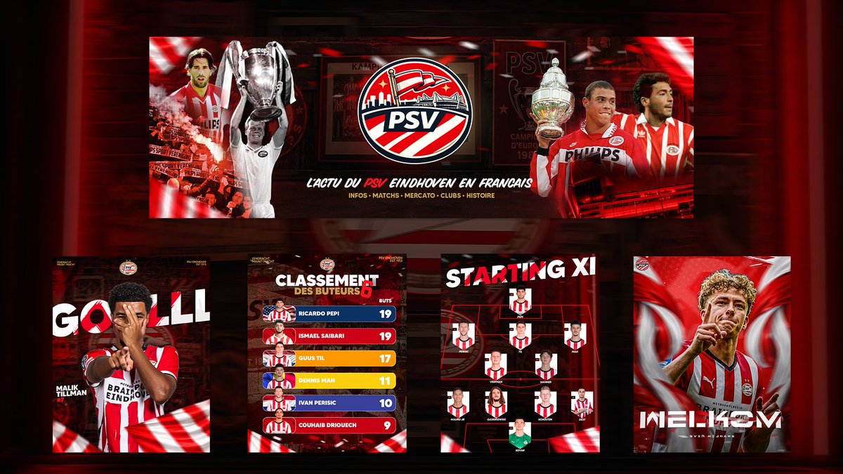 Mattrijk's tweet photo. Nouvelle DA pour @PSVFrench ! 🎨🫡

Avis ? (je fais du graphisme, deux fois par an) https://t.co/2f0CQjGVEt