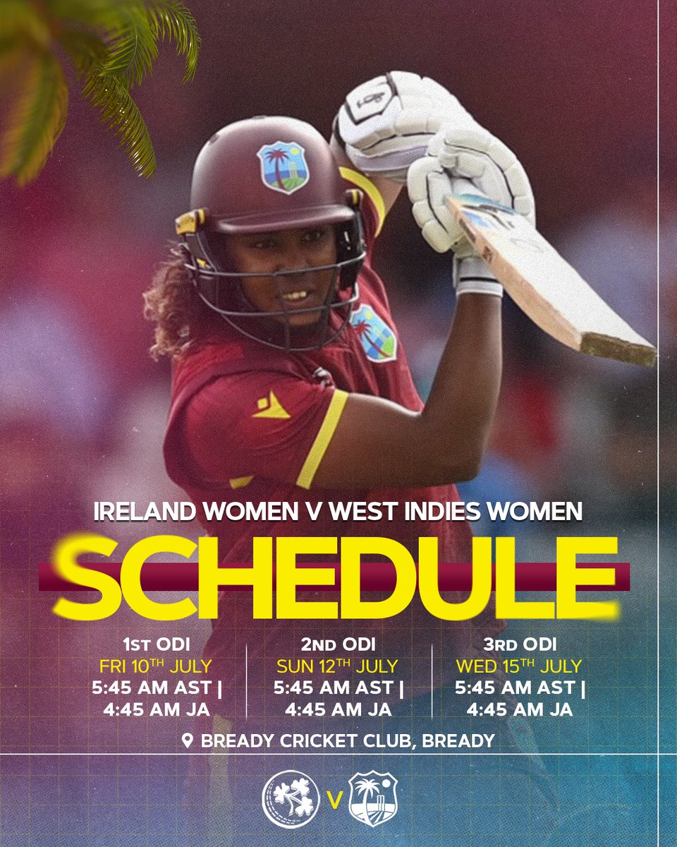 windiescricket's tweet photo. Another chapter begins in Northern Ireland!💥🏏

3️⃣ WODIs coming your way.💪🏽

#IREWvWI | #MenInMaroon https://t.co/wlSKhlHi3T