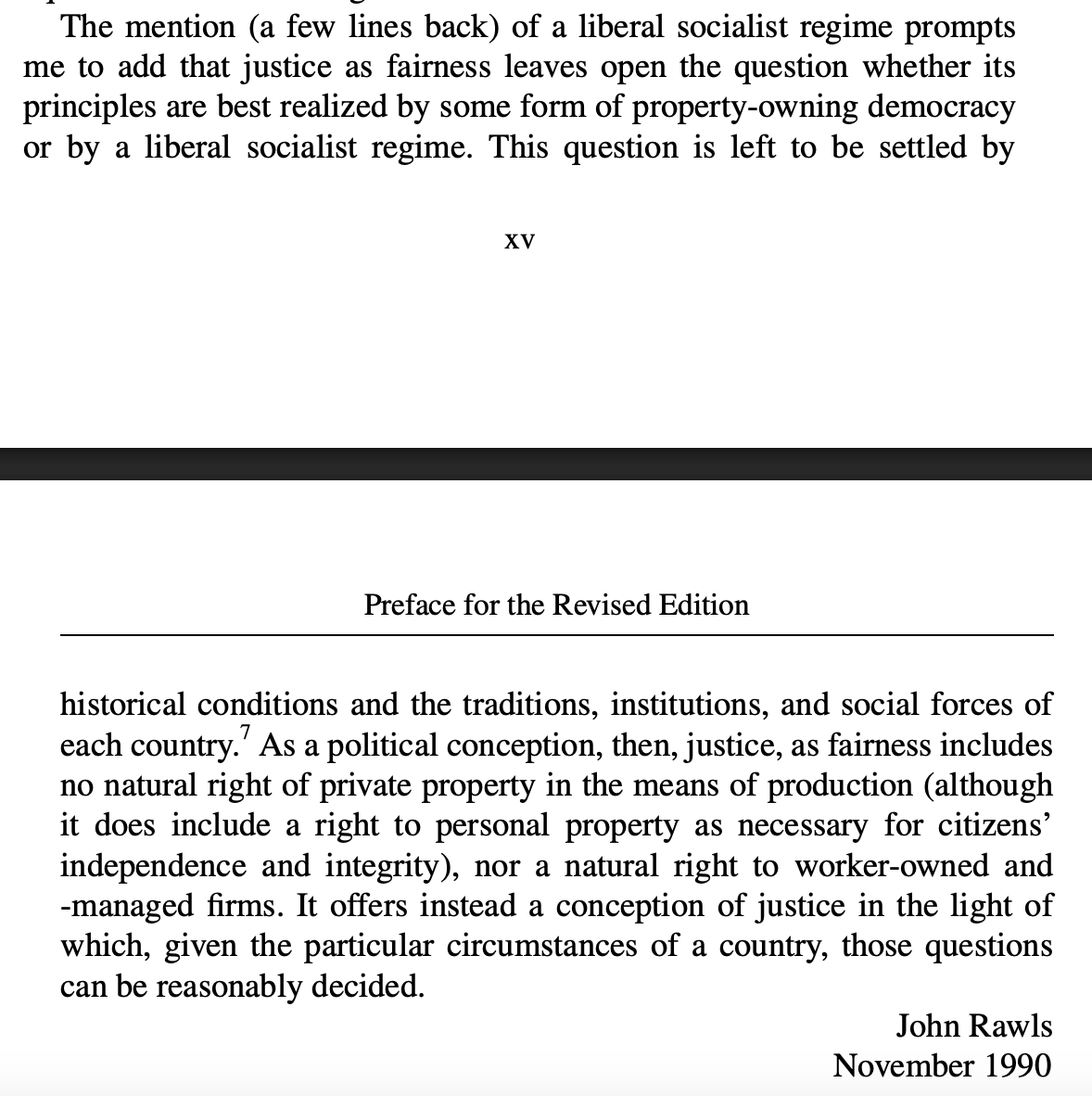 AdHaque110's tweet photo. Once again asking liberals to actually read John Rawls: https://t.co/uGF9nXKoeA