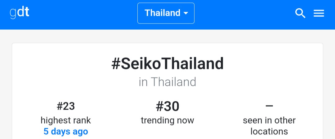 tretrends_'s tweet photo. Trend Update Currently [ 05.45 PM. ]

#️⃣ #SeikoThailand
Current Trend No.30 Thailand 🇹🇭
💬 3.2K Posts 

#️⃣ #ตรีภรภัทร
Current Trend No.36 Thailand 🇹🇭 
 💬 5.2K Posts 

#️⃣ #treporapat 
💬 5.5K Posts https://t.co/c8IpKQOF1K