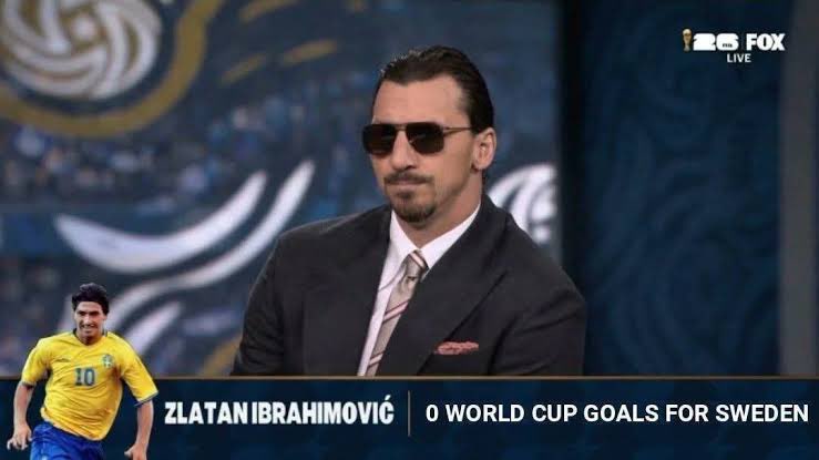 Pr4modd_'s tweet photo. @MadridXtra Zlatan
Almost .  Almost a wc goal for sweden. But almost is not enough https://t.co/zoMiEgyIws