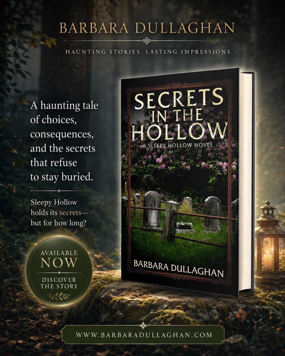 DullaghanBooks's tweet photo. Step into the haunting world of Secrets in the Hollow by Barbara Dullaghan, where choices have consequences and some secrets refuse to stay buried.

Learn more at https://t.co/mlqtZWkkP8

#BarbaraDullaghan #SecretsInTheHollow https://t.co/rpFpXEC4V6