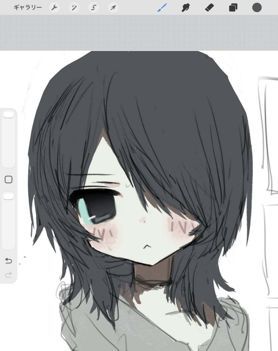 xxx_amamizu_xxx's tweet photo. 線画描けないからヤケクソ厚塗りでなんとかしてる https://t.co/p7FVUglcXn