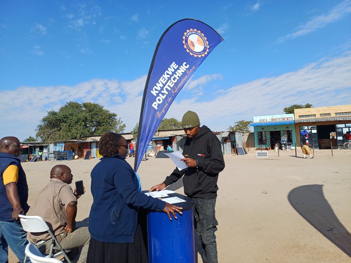 kwekwepolytech's tweet photo. 07 July 2026 - Kwekwe Polytechnic- Gokwe Campus Onsite Enrolment. We are currently located at Chitekete. Come meet us as indicated. #kwekwepolytechnic #beyondtheinformationgiven #pfachapagokwe https://t.co/f4LrG1amQD