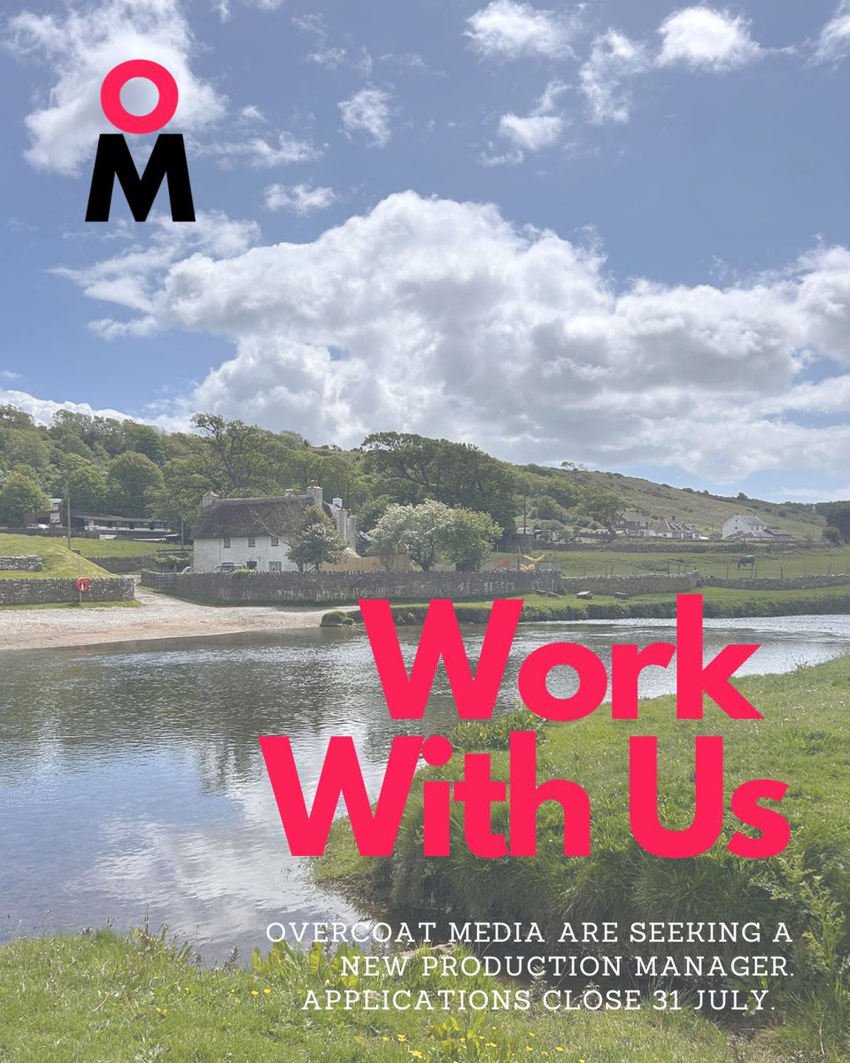 overcoatmedia's tweet photo. Overcoat Media are seeking a new Production Manager for our Audio &amp; Podcasts work. 

Work from Merthyr Mawr in Bridgend, South Wales - 3 days a week / fixed term 6 month contract. 

Applications close at 12 noon on Friday 31 July 2026.

Link to full details on our website. https://t.co/uFtkMR4Qax