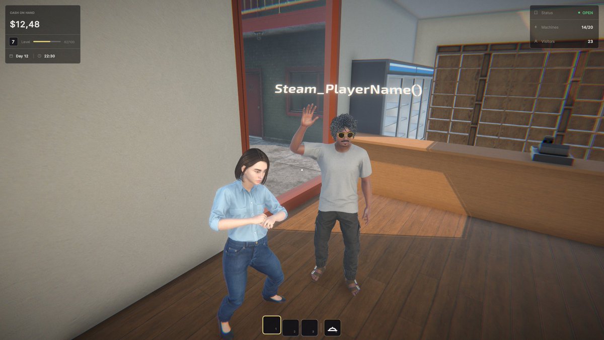 nonsgamestr's tweet photo. Run your own motel and arcade! Clean rooms, welcome guests, and stock up on the hottest arcade machines. Play solo or with up to 4 players in co-op. Work together to expand your business, upgrade your facilities, and become the ultimate pit stop for travelers!
https://t.co/BqxSTEo5st
#indiedev #indiegame #steam