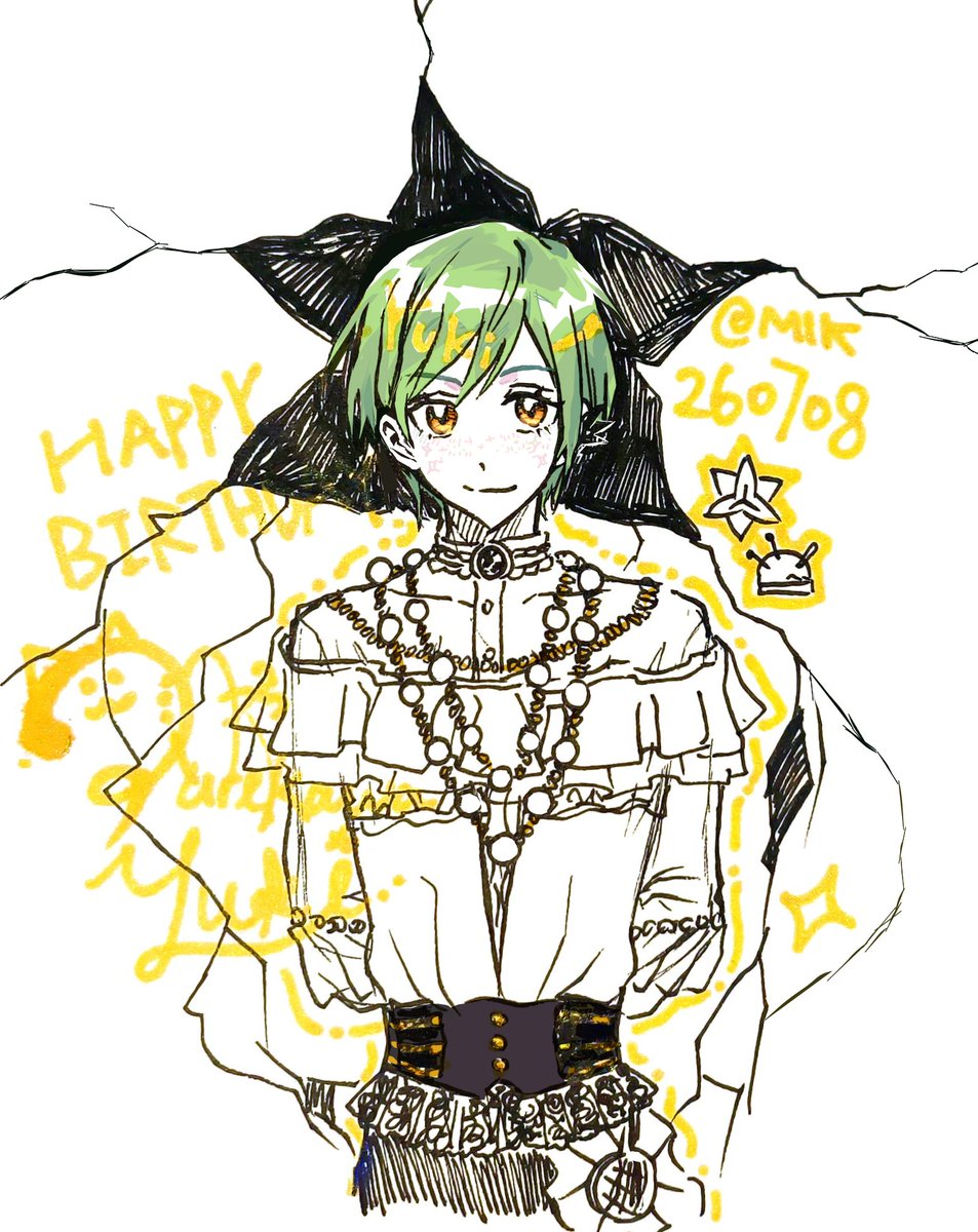 Kusumimik's tweet photo. お誕生日おめでとう、幸くん！
#瑠璃川幸生誕祭2026
#瑠璃川幸誕生祭2026 https://t.co/H3exwoVgq8