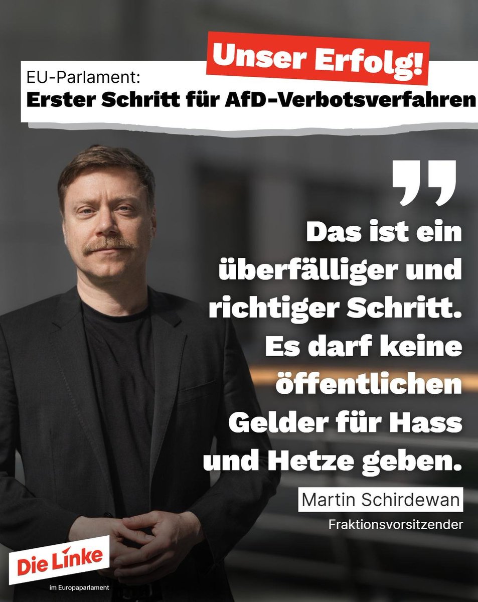 schirdewan's tweet photo. Ein starkes Zeichen gegen Hetze, Rassismus und Hassrede im #eplenary ! Jetzt überprüft eine europ. Behörde, ob die ESN-Partei Steuergelder missbraucht hat.

https://t.co/Y2EdDnKfgX https://t.co/85UEzB5Bnc