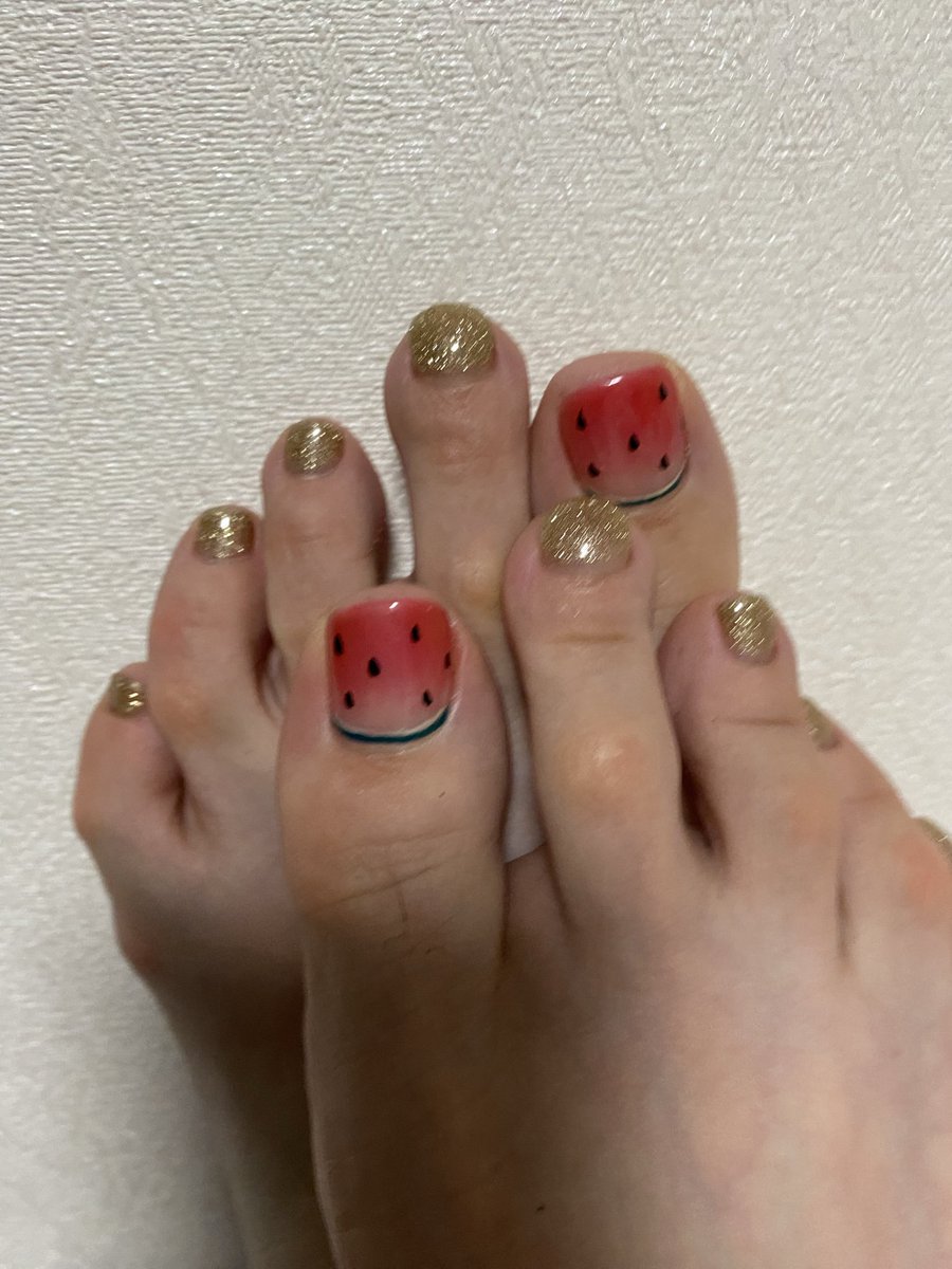 koruha0622's tweet photo. サンダルの季節になりました
スイカ🍉

#スイカ🍉ネイル https://t.co/QKKMRPxA2s
