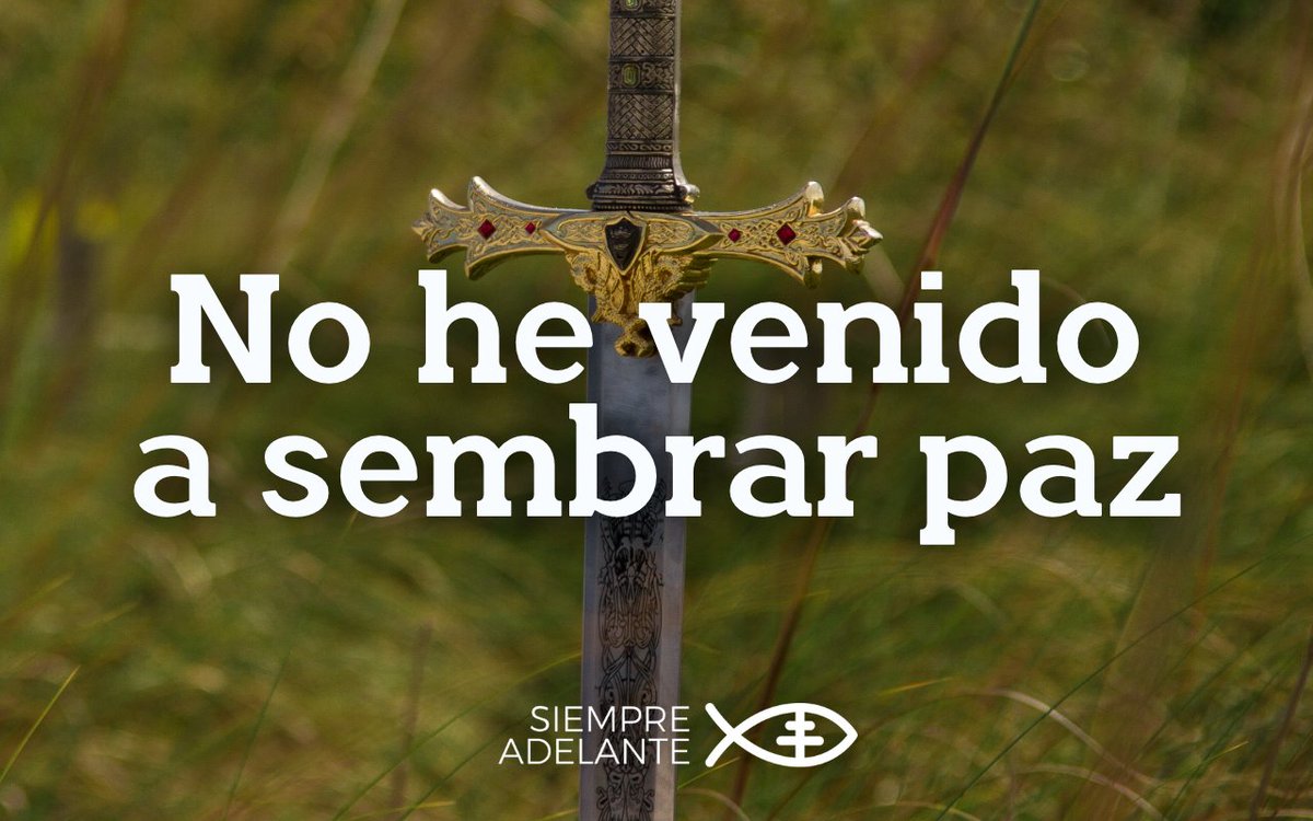 Archisevilla1's tweet photo. #EvangelioDelDía| Mt 10, 34 — 11, 1. No he venido a sembrar paz, sino espada. https://t.co/tPMVvpC8pk

#PalabraViva #SiempreAdelante https://t.co/Lsd2MQSPUH