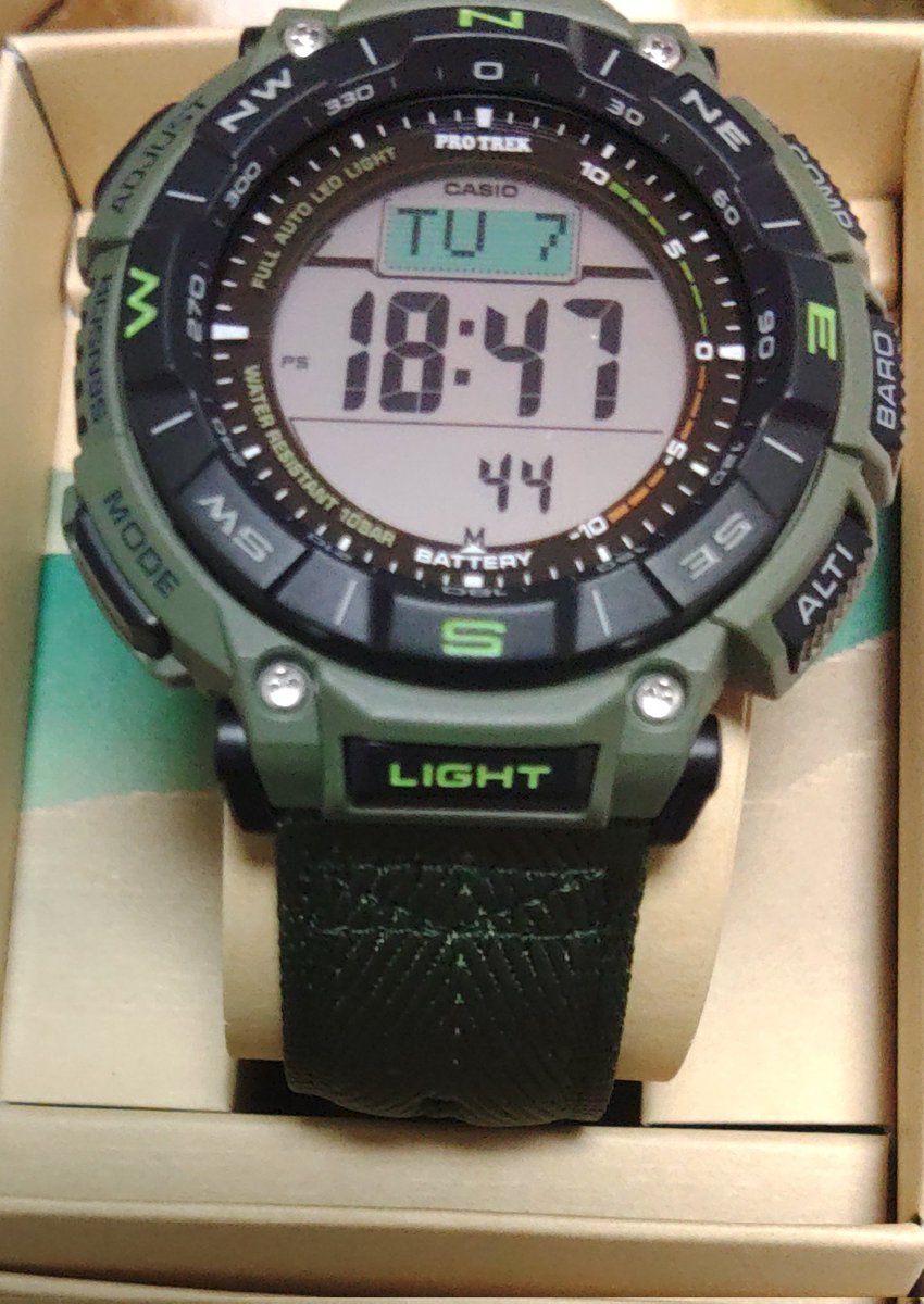 Easy_os's tweet photo. @CASIOJapan PRG-340Bにしました！ https://t.co/jMHrecoRiO