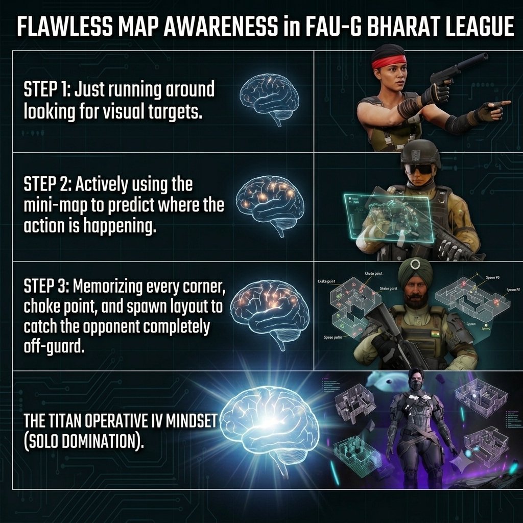 FAUGDomination's tweet photo. The key to one-upping tactical firefights is…. Flawless Map Awareness.
Follow us on all our official socials for more FAU-G: Domination tips and hacks.
#FAUGDomination #FBL #FAUGTips #MadeinIndia https://t.co/fa1gdyfV3L