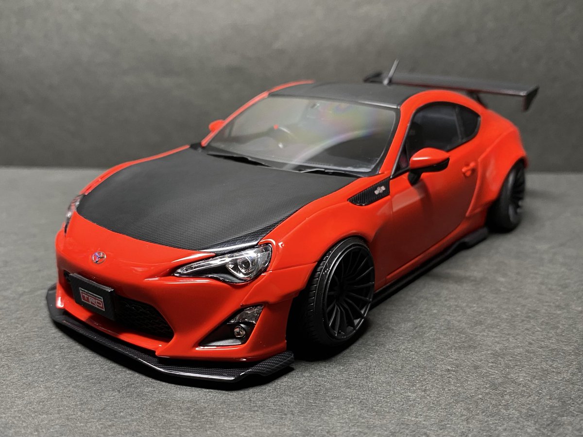 アオシマ ZN6 TOYOTA 86 GReddy & Rocket Bunny 完成しました