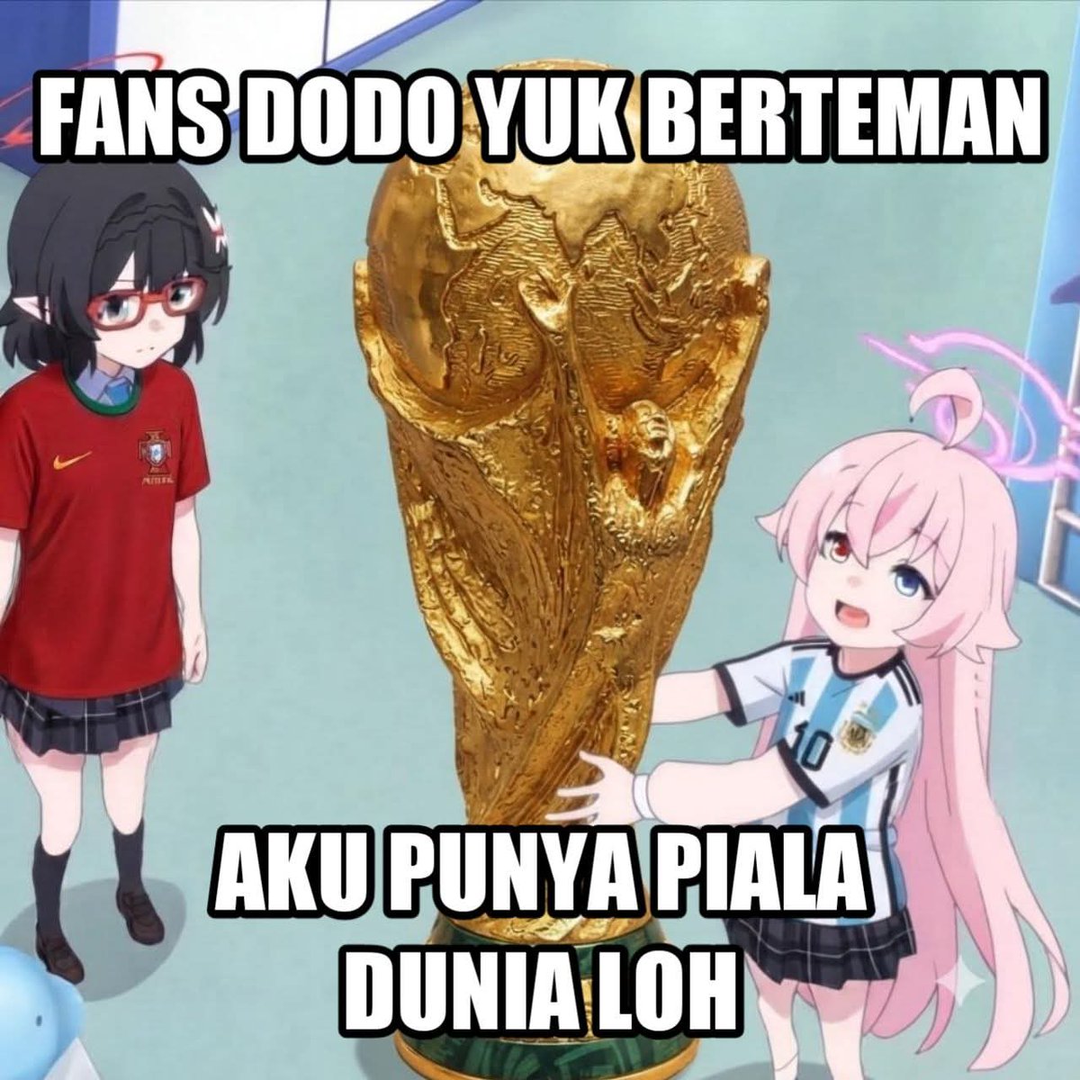 miyanocha's tweet photo. @insidefolkative iyaiya fans dodokkkkkk aku percaya akan karma 🥺🥺🥺🥺, skrg berteman aja yuk biar fans Messi gak kena karma https://t.co/JmcJ5xRK5J