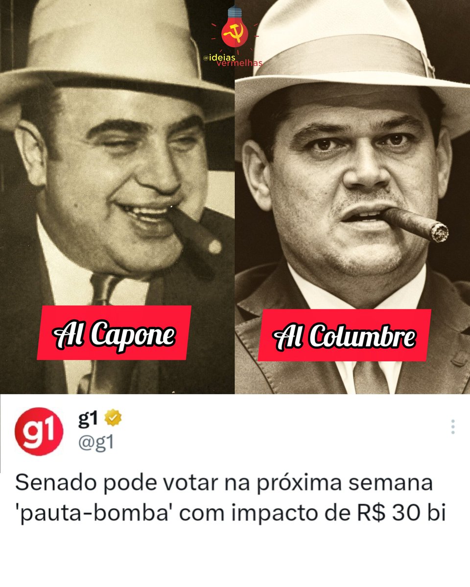IdeiasVermelhas's tweet photo. Enquanto permanece sentado sobre o projeto que põe fim a escala 6x1, Alcolumbre, como um gângster, pode colocar para votação as famigeradas "pautas bomba", projetos que atendem a uma minoria, muitas vezes inconstitucionais, e de grande impacto orçamentário. https://t.co/KPXEmbtQJD