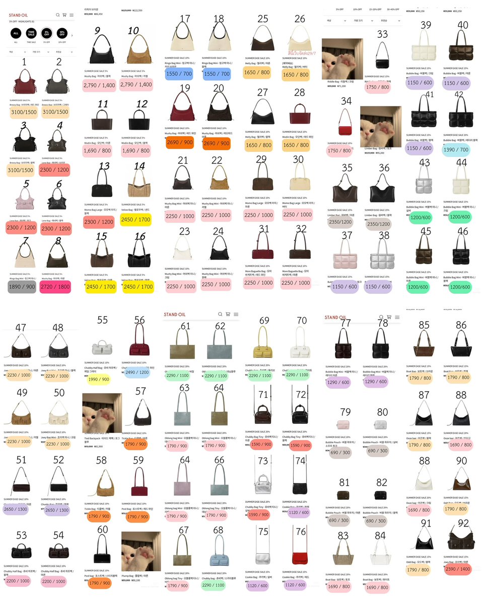 waemashopgunka's tweet photo. 👛Stand oil  - SUMMER EASE-SALE 20%

ราคาชำระเต็ม จัดส่งฟรี / ราคามัดจำ มีค่าจัดส่ง +60บ.

🧚🏻‍♀️ : https://t.co/Q9FbAgeLgB

📮เปิดรับวันที่ 12/7 เวลา 20.00น. (กระเป๋า)

รอสินค้าหลังเรือ +-5-6วีค สินค้าถึงบ้านเกาพร้อมส่งเรือวันไหน อัพเดทให้หน้าทวิตนะคะ

#standoil  #พรีออเดอร์ https://t.co/0d2gPU55r4