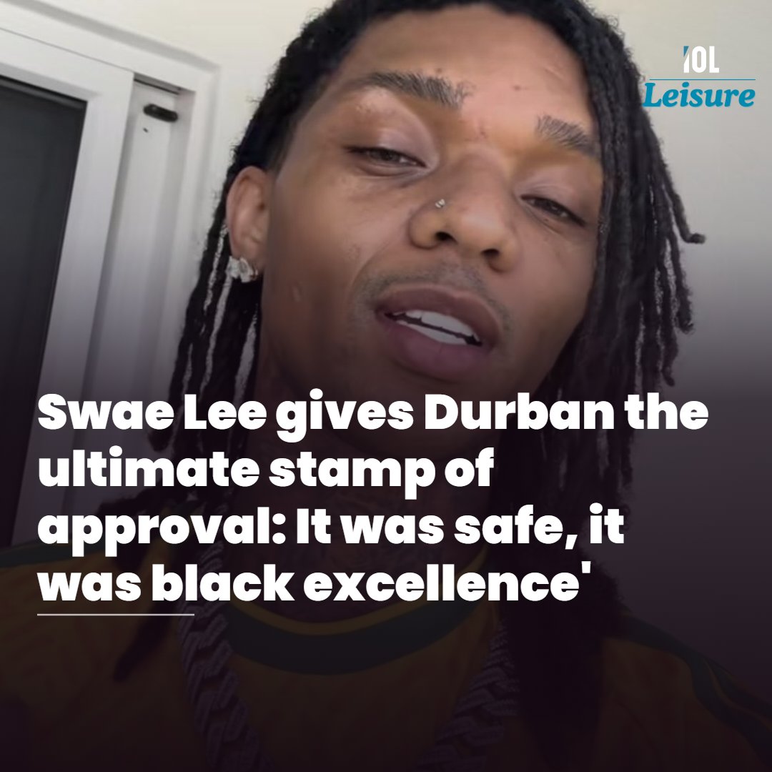 IOL_Leisure's tweet photo. After his electrifying performance at the Hollywoodbets Durban July, Swae Lee shares heartfelt experiences from Durban, celebrating the city's rich culture, hospitality, and unexpected adventures
Read on https://t.co/9kEtYEpJ57
#Travel #HollywoodbetsDurbanJuly #SwaeLee https://t.co/VCyIb3O0wJ