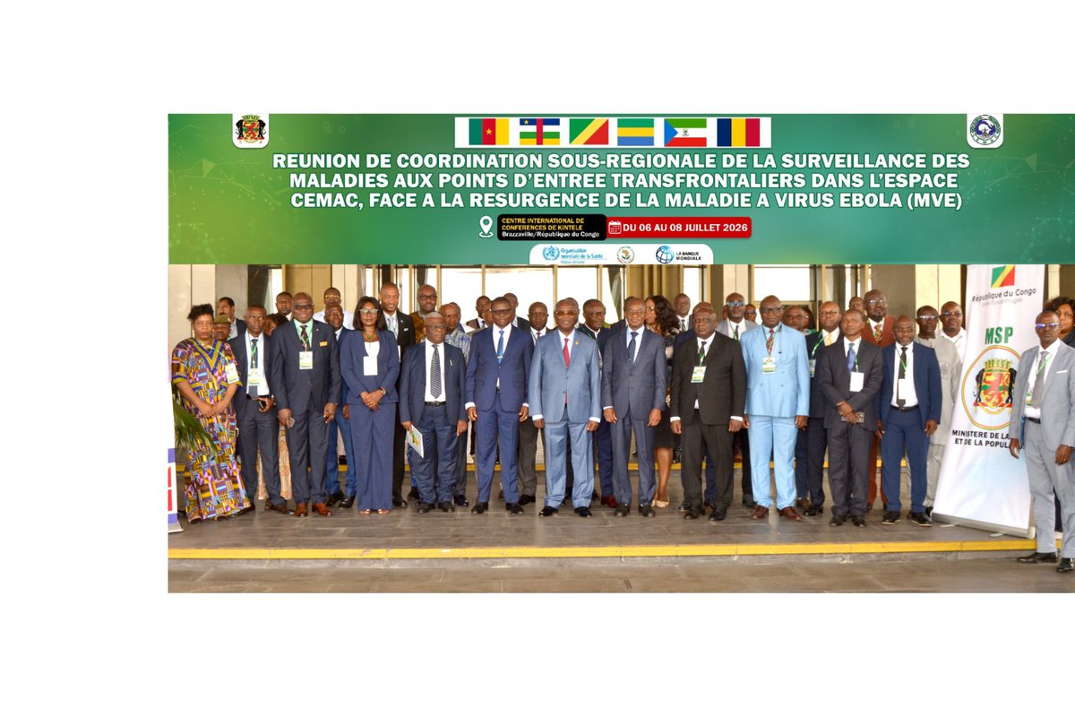 HeSP_AC's tweet photo. Cette rencontre réunit les responsables des États membres de la CEMAC en charge de la surveillance des maladies, de la sécurité aux frontières, de la CREC, des COUPS, des laboratoires, ainsi que des partenaires. 2/2 https://t.co/qxwVv9PEKf