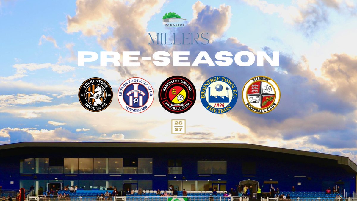 ParksideStadium's tweet photo. Here are all of @AveleyFC home pre-seasons fixtures over the next month 📅
@FIFC - Tonight @ 19:45
@leistonfc - Fri 10th July @ 19:45
@EUFCofficial - Tue 14th July @ 19:45
@braintreetownfc - Sat 18th July @ 15:00
@tilburyfc - Fri 31st July @ 19:45
#AveleyFC | #ParksideStadium https://t.co/PQf38FiETG