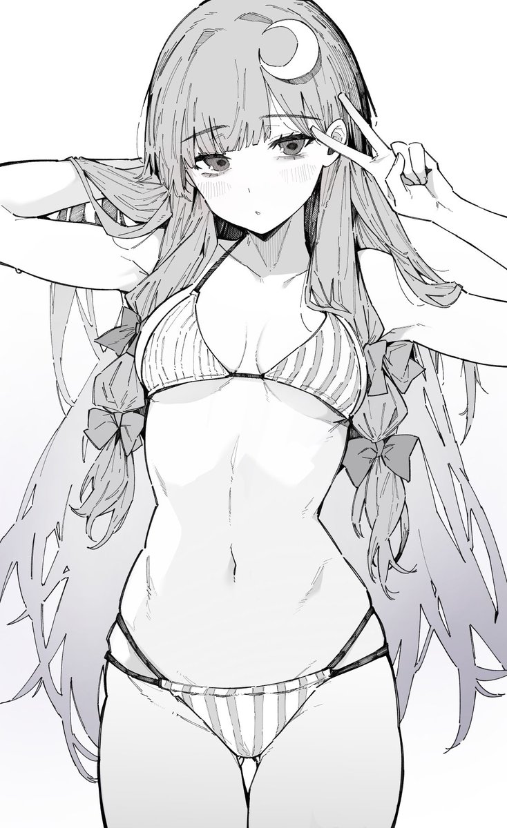 yuusakura4242's tweet photo. 一定数パチュリーはスレンダー派がいるのでね
色々とひかえめパチュリー描いてみた https://t.co/tM9fpeNqPN