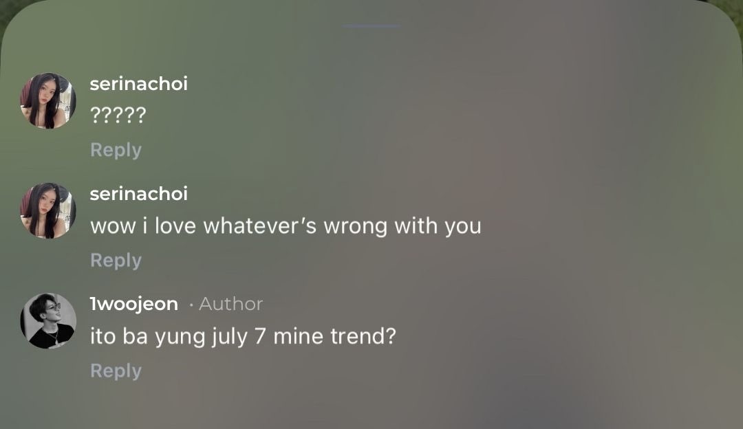 W0NUSDIARY's tweet photo. happy 7th of july from seriwon 😆 https://t.co/Jo7E1zu0uf