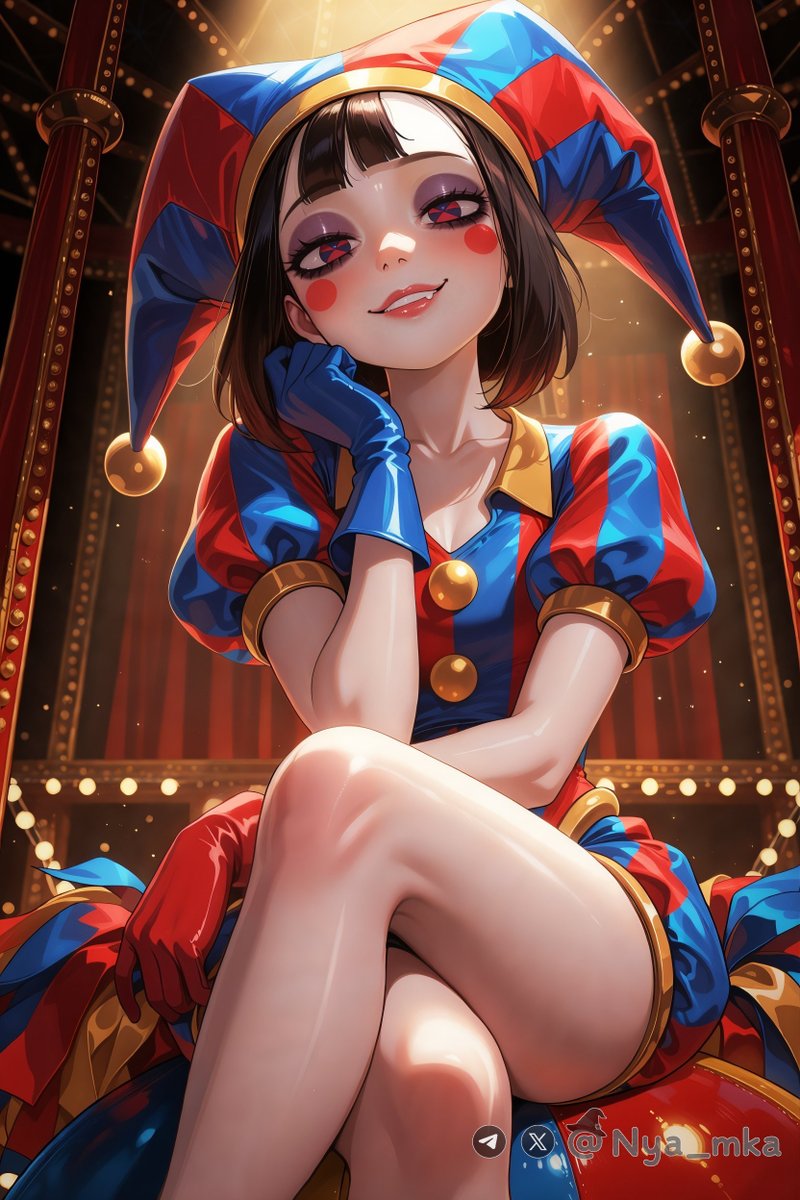 Nya_mka's tweet photo. [Pomni - The Amazing Digital Circus] Pomni finally accepted her fate in the Digital Circus.😍

#Pomni #TheAmazingDigitalCircus #TADC #NSFW #R34 #Rule34 #Hentai #Blowjob #Nude #Deepthroat https://t.co/A0gqrh0Rab
