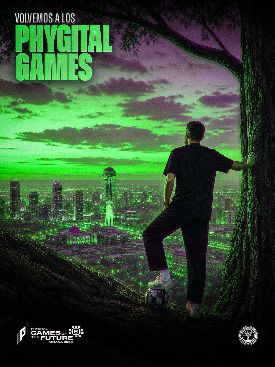 LosTroncosFC_'s tweet photo. 🪵💚 VOLVEMOS A LOS GAMES OF THE FUTURE.

El año pasado nos quedamos a un paso del trofeo. Este año volvemos a Astana con ganas de ir a por todo. 🏆

🎮⚽ Formato phygital: primera parte en digital, segunda sobre el césped.

🕓 A las 16:00h conoceremos a nuestro primer rival.

Y atentos… muy pronto desvelaremos la plantilla. 👀🔥 Hay muchaas sorpresas.

#GOTFAstana2026 @officialgotf @Perxitaa