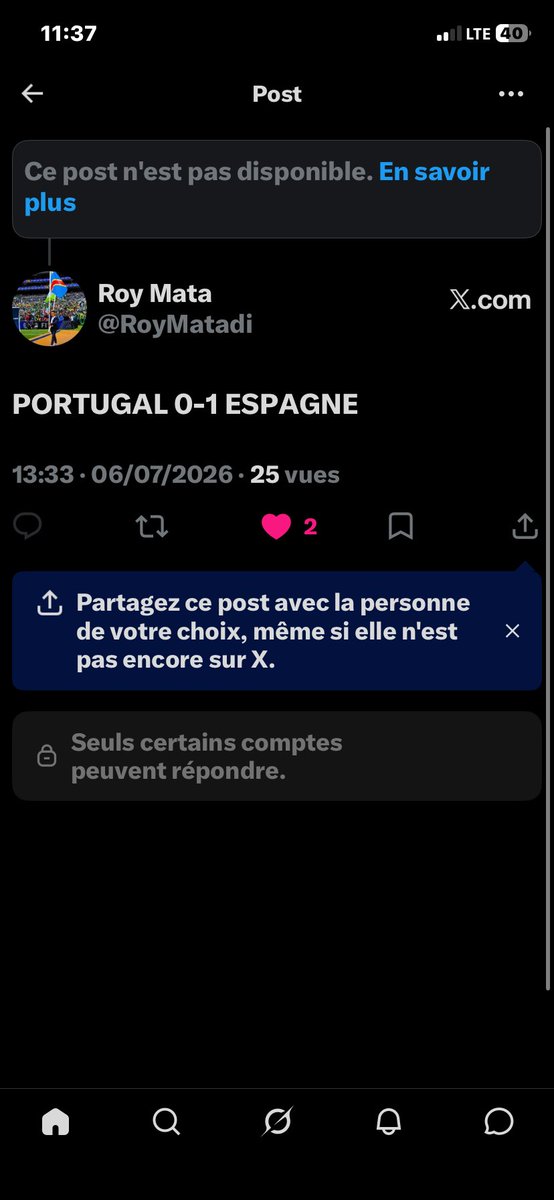 RoyMatadi's tweet photo. Bonjour DG @seigneurCHRIS01 , mon commentaire a été publié à temps, mais je vois les gens qui ont commenté après moi être récompensé 😫 https://t.co/qm0RBeqsRY