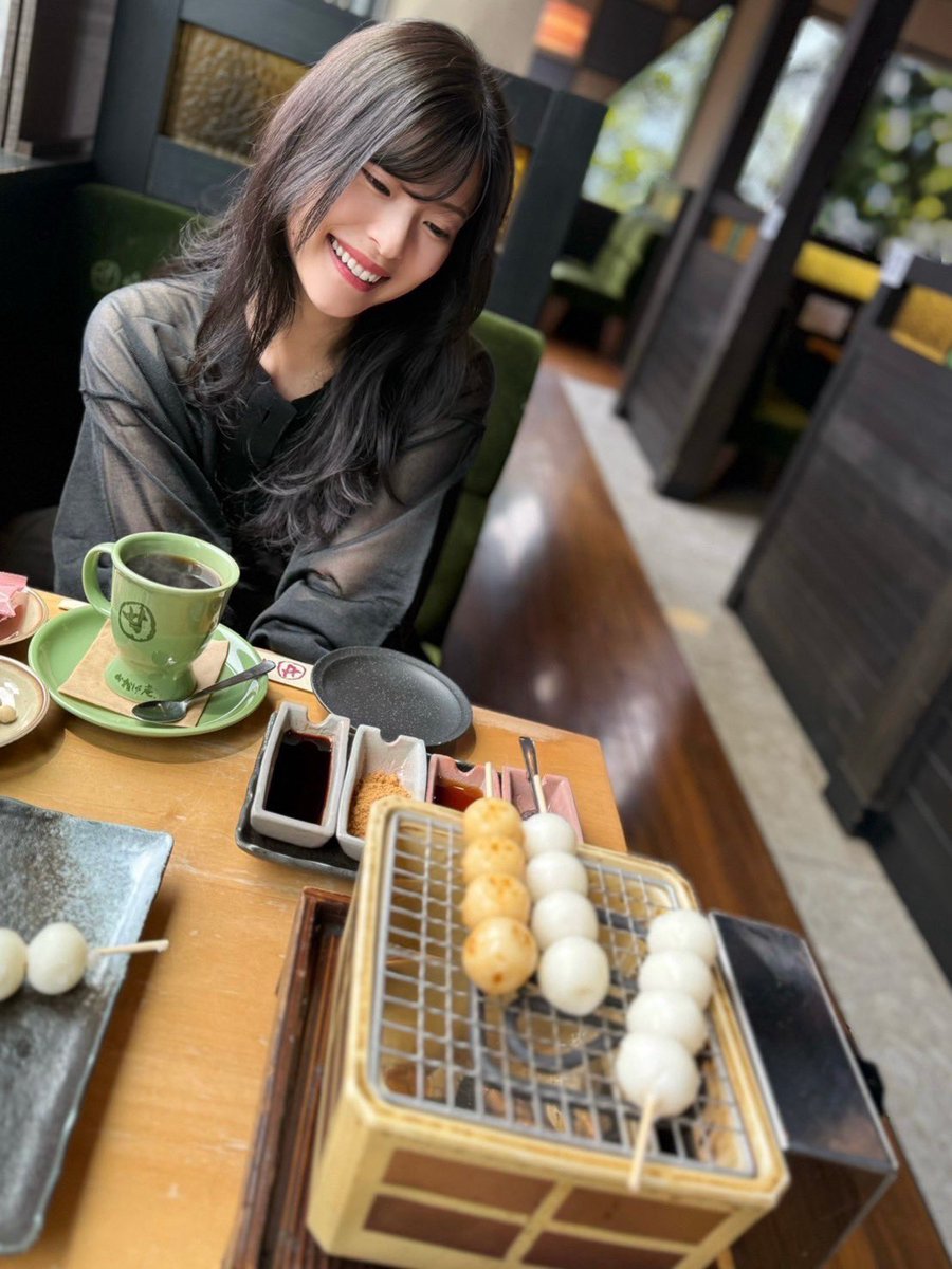 ASCA_and_staff's tweet photo. 阿部真央さんとお団子を焼いてきました🍡 https://t.co/TnsTIs3VRN