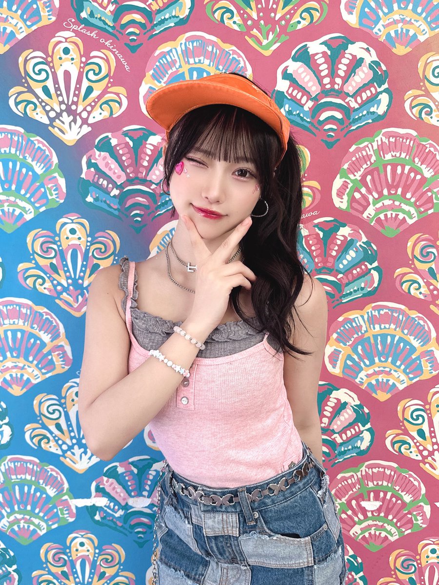 ぎゃるになった👱🏼‍♀️🌞🧡